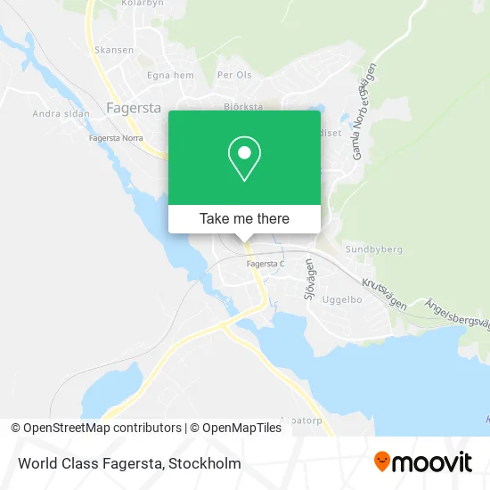 World Class Fagersta map