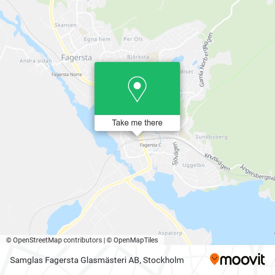 Samglas Fagersta Glasmästeri AB map