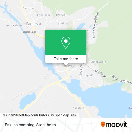 Eskilns camping map