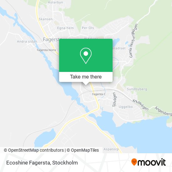 Ecoshine Fagersta map