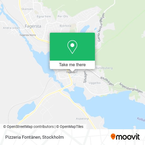 Pizzeria Fontänen map