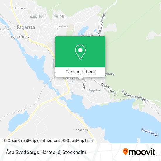 Åsa Svedbergs Hårateljé map