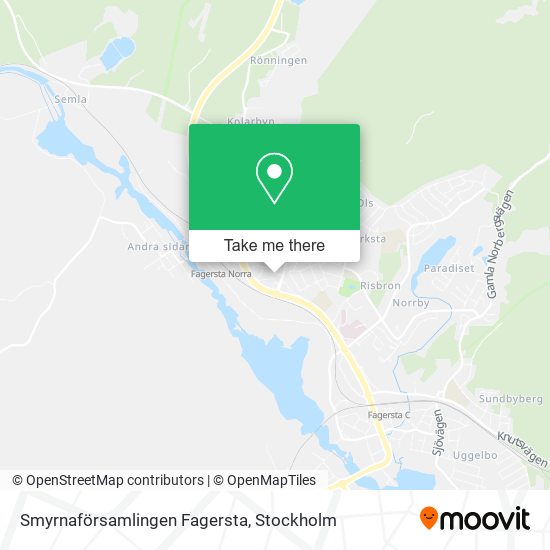 Smyrnaförsamlingen Fagersta map