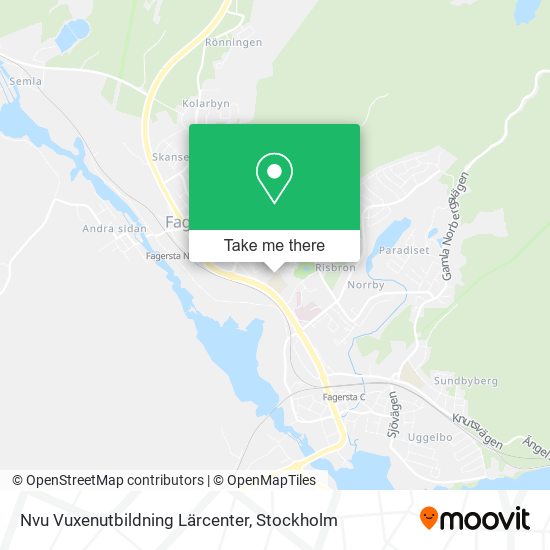 Nvu Vuxenutbildning Lärcenter map