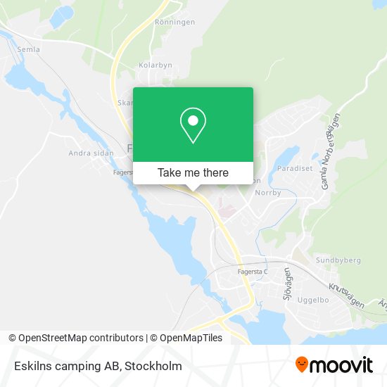 Eskilns camping AB map