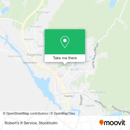 Robert's It Service map