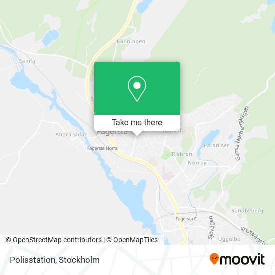 Polisstation map