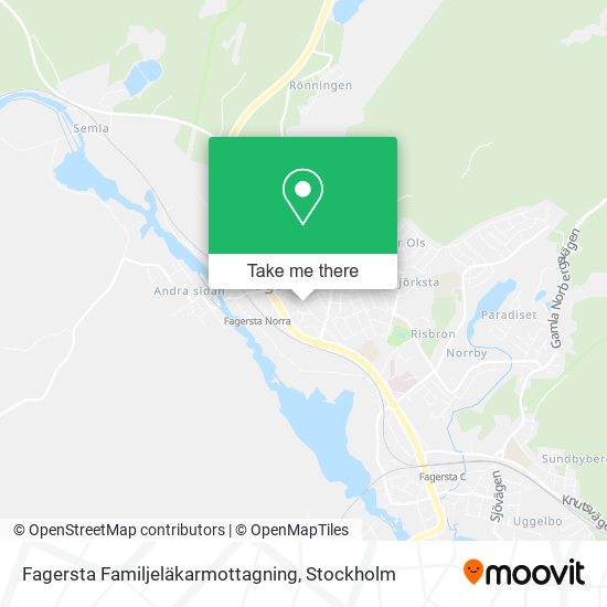 Fagersta Familjeläkarmottagning map