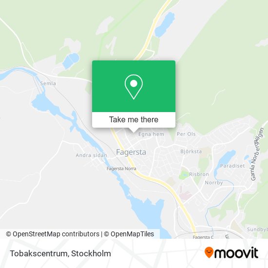 Tobakscentrum map