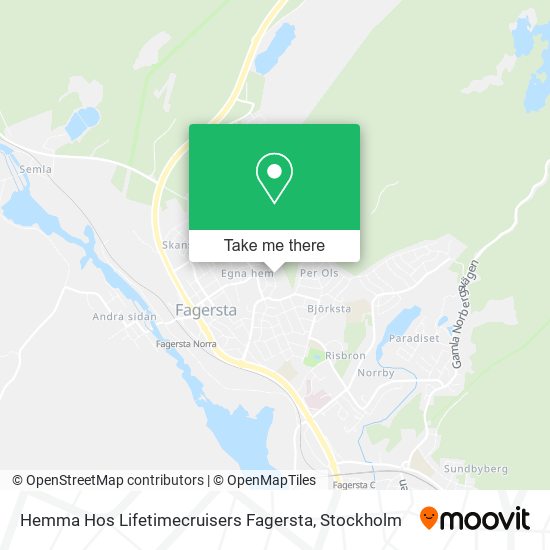 Hemma Hos Lifetimecruisers Fagersta map