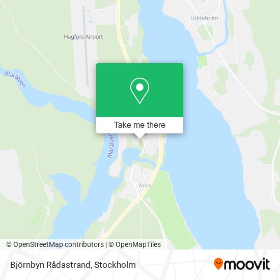 Björnbyn Rådastrand map
