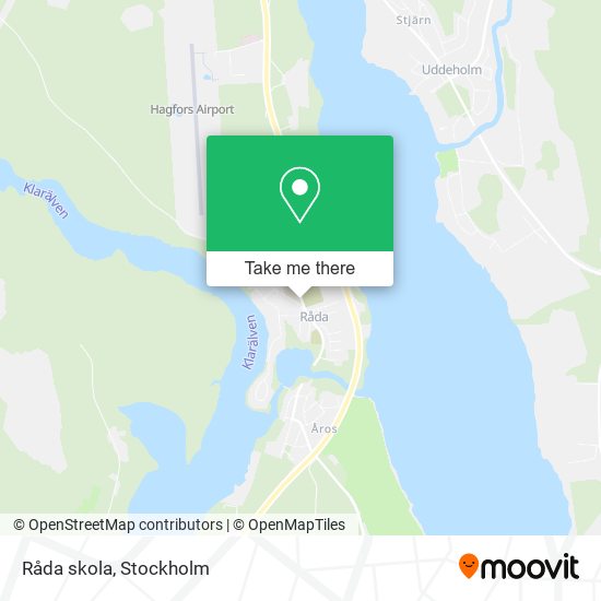 Råda skola map