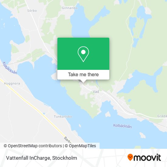 Vattenfall InCharge map