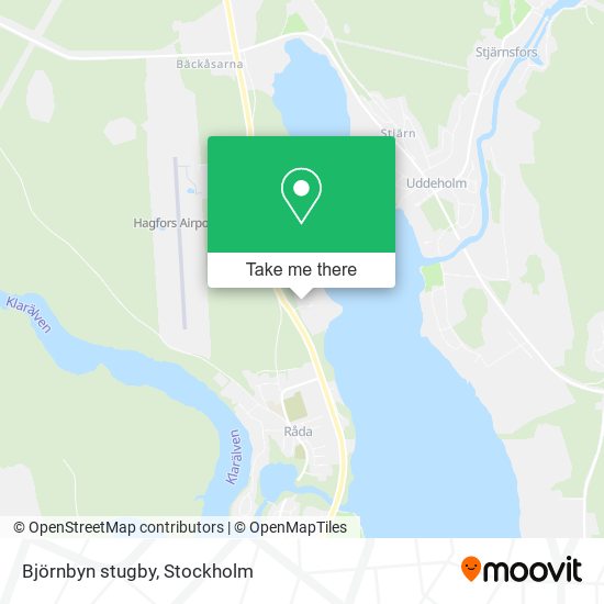 Björnbyn stugby map