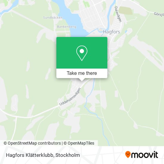 Hagfors Klätterklubb map