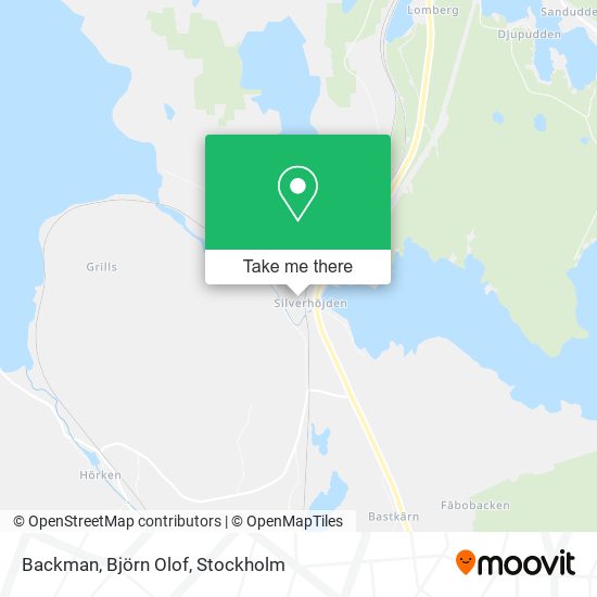 Backman, Björn Olof map