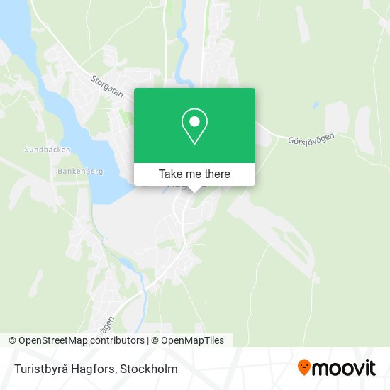 Turistbyrå Hagfors map