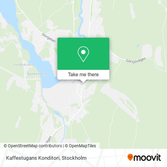 Kaffestugans Konditori map