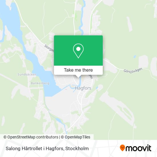 Salong Hårtrollet i Hagfors map