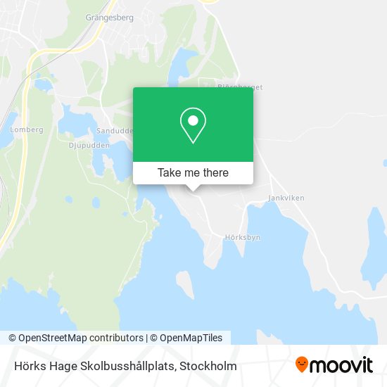 Hörks Hage Skolbusshållplats map