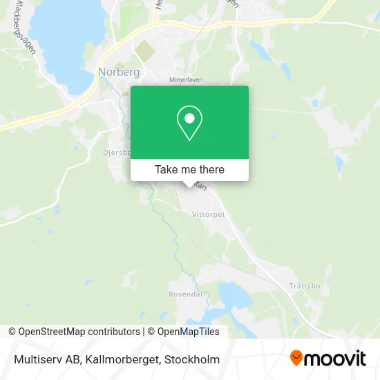 Multiserv AB, Kallmorberget map