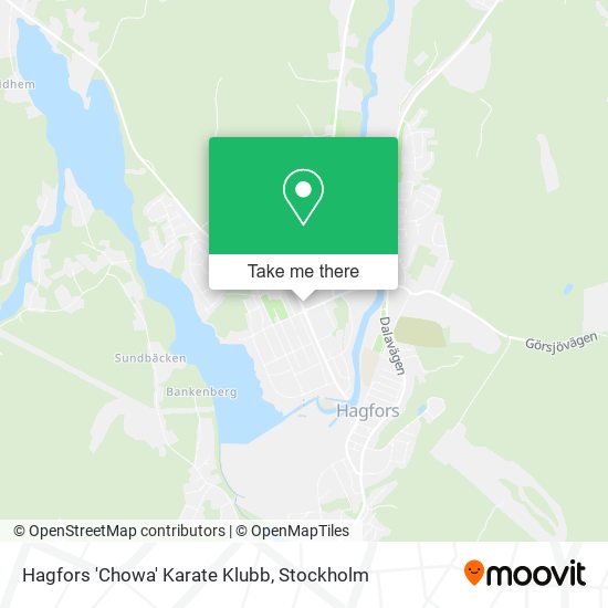 Hagfors 'Chowa' Karate Klubb map