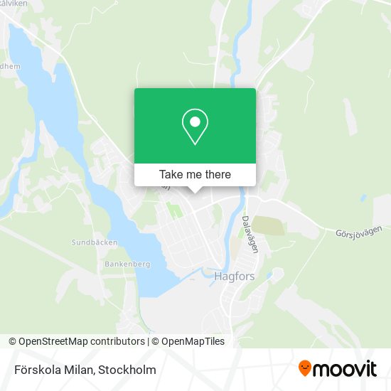 Förskola Milan map