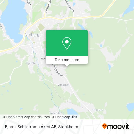 Bjarne Schilströms Åkeri AB map