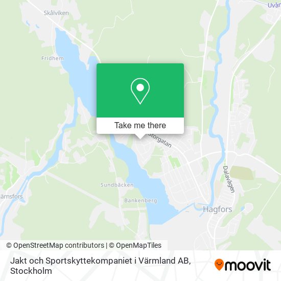 Jakt och Sportskyttekompaniet i Värmland AB map