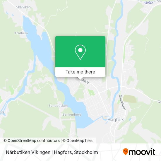 Närbutiken Vikingen i Hagfors map