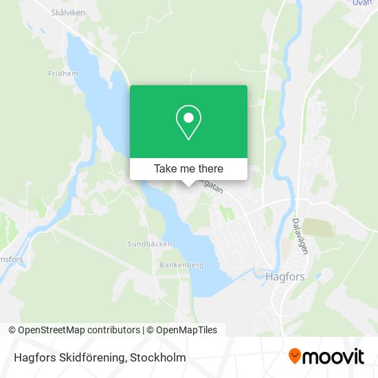 Hagfors Skidförening map