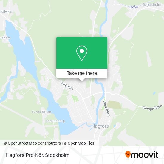 Hagfors Pro-Kör map