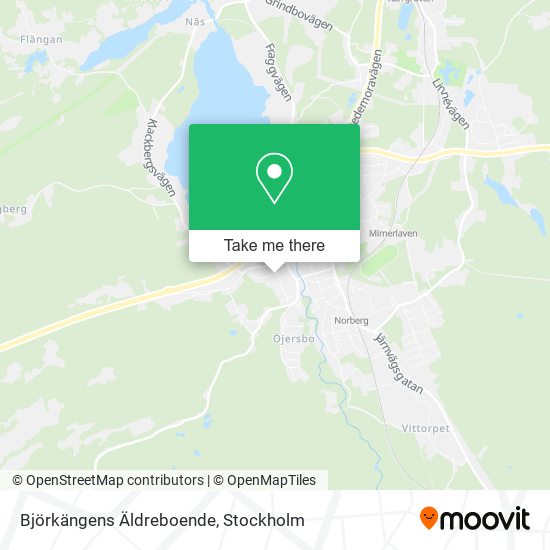 Björkängens Äldreboende map