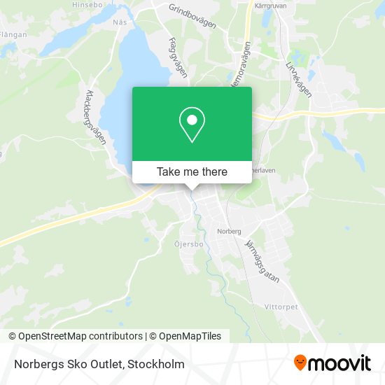 Norbergs Sko Outlet map