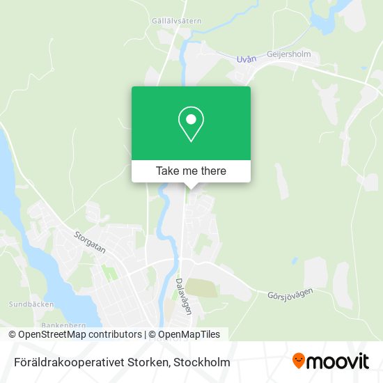 Föräldrakooperativet Storken map