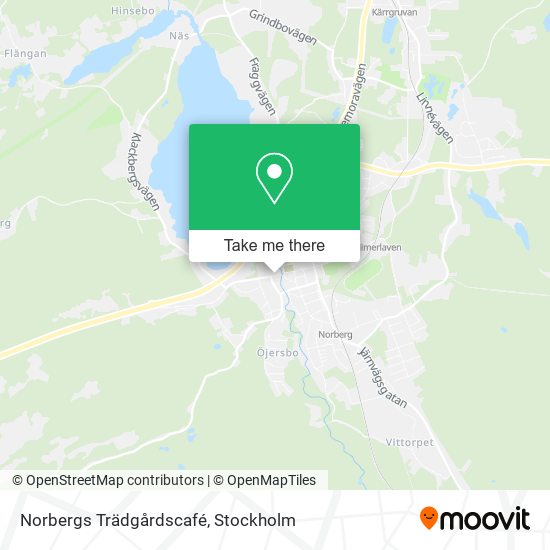 Norbergs Trädgårdscafé map