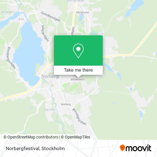 Norbergfestival map