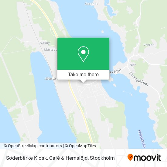 Söderbärke Kiosk, Café & Hemslöjd map