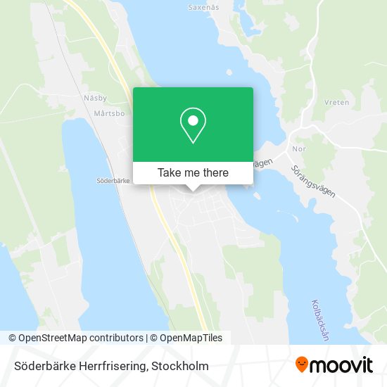 Söderbärke Herrfrisering map