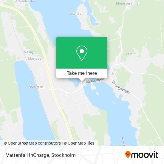 Vattenfall InCharge map