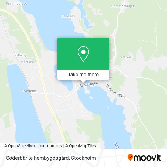 Söderbärke hembygdsgård map