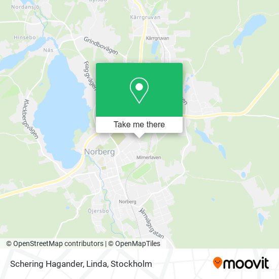 Schering Hagander, Linda map