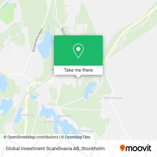 Global Investment Scandinavia AB map