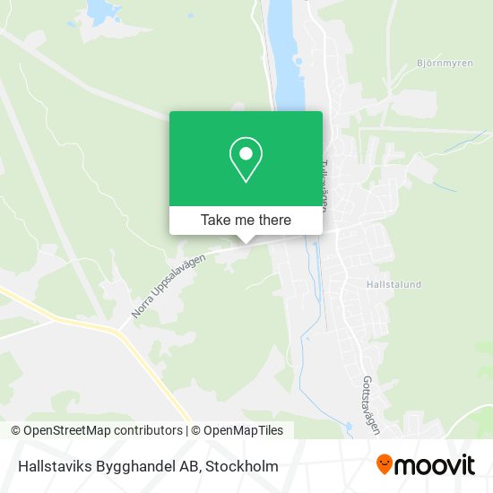 Hallstaviks Bygghandel AB map