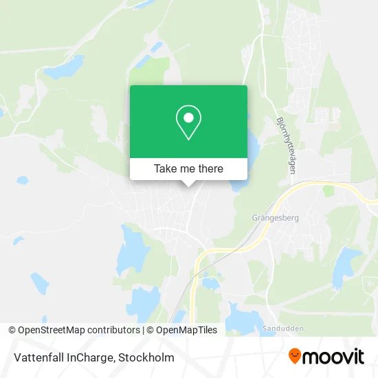 Vattenfall InCharge map