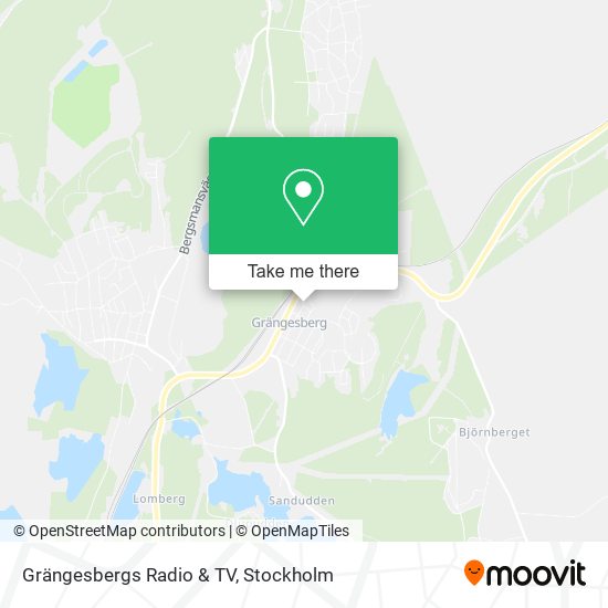 Grängesbergs Radio & TV map
