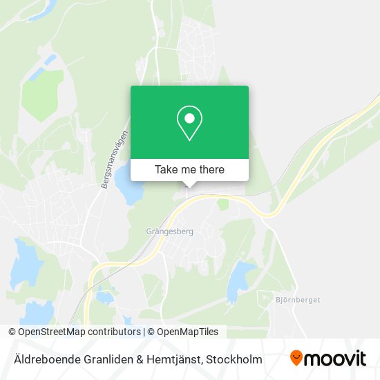Äldreboende Granliden & Hemtjänst map