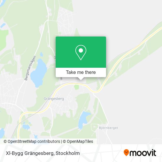 Xl-Bygg Grängesberg map