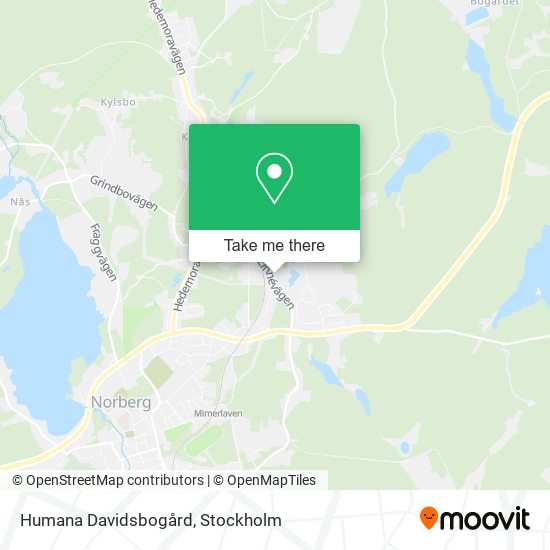 Humana Davidsbogård map