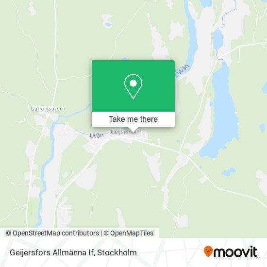 Geijersfors Allmänna If map